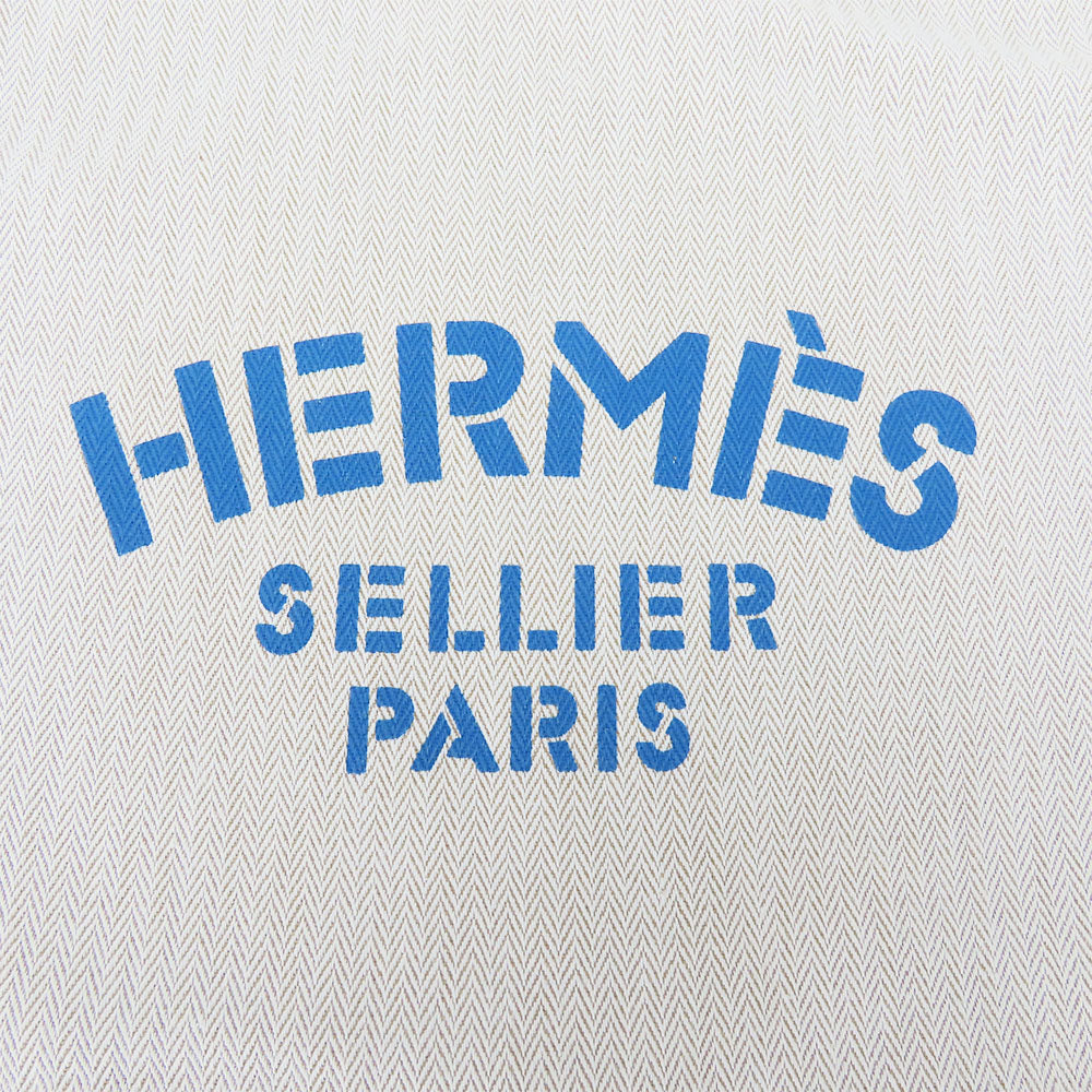 HERMES Shoulder Bag Cotton, Leather beige Alain GM unisex(Unisex) Used