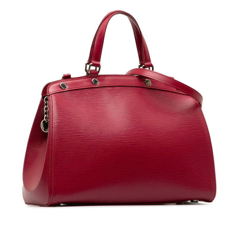 Louis Vuitton Epi Blair MM Tote Handbag Leather Carmine Red M4030E