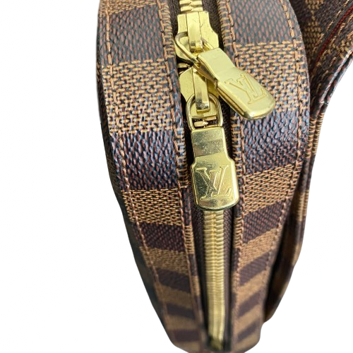 Louis Vuitton Brown Leather Geronimos clutch bag