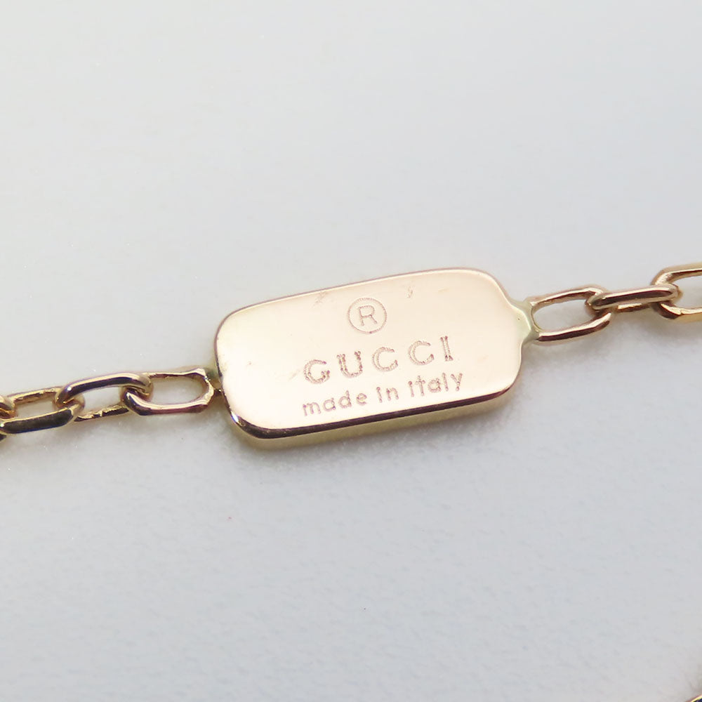 GUCCI Necklace K18 Pink Gold, Pink Sapphire Pink gold Star dust icon Women Used