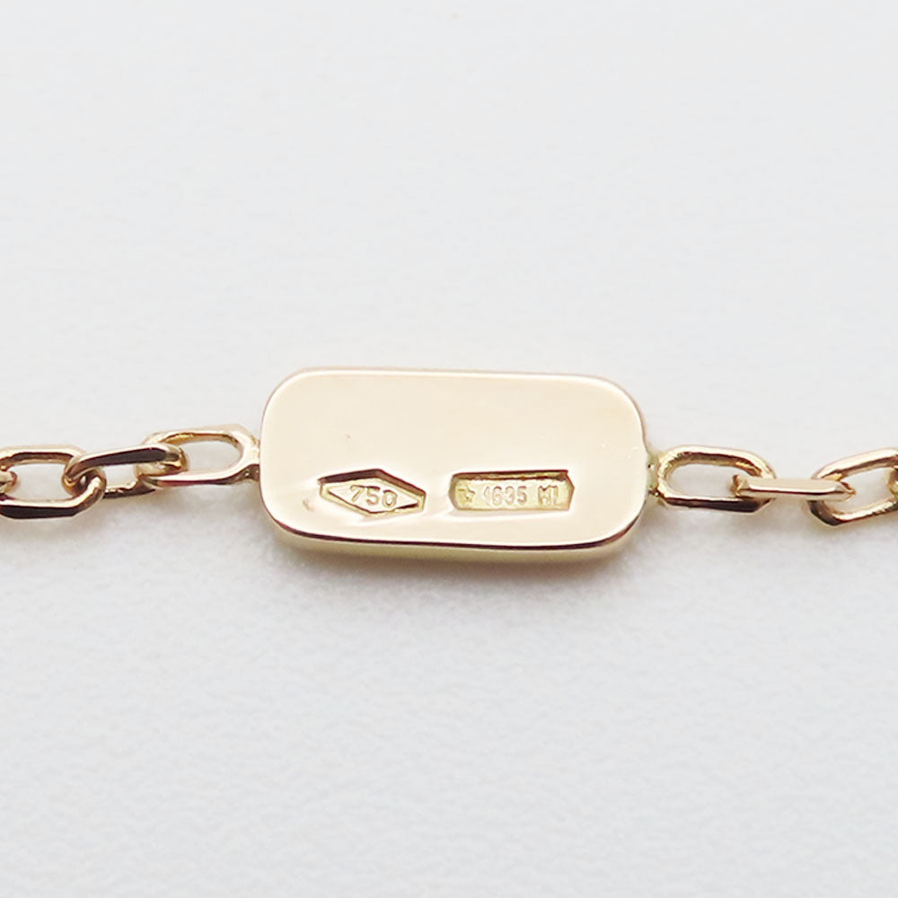 GUCCI Necklace K18 Pink Gold, Pink Sapphire Pink gold Star dust icon Women Used