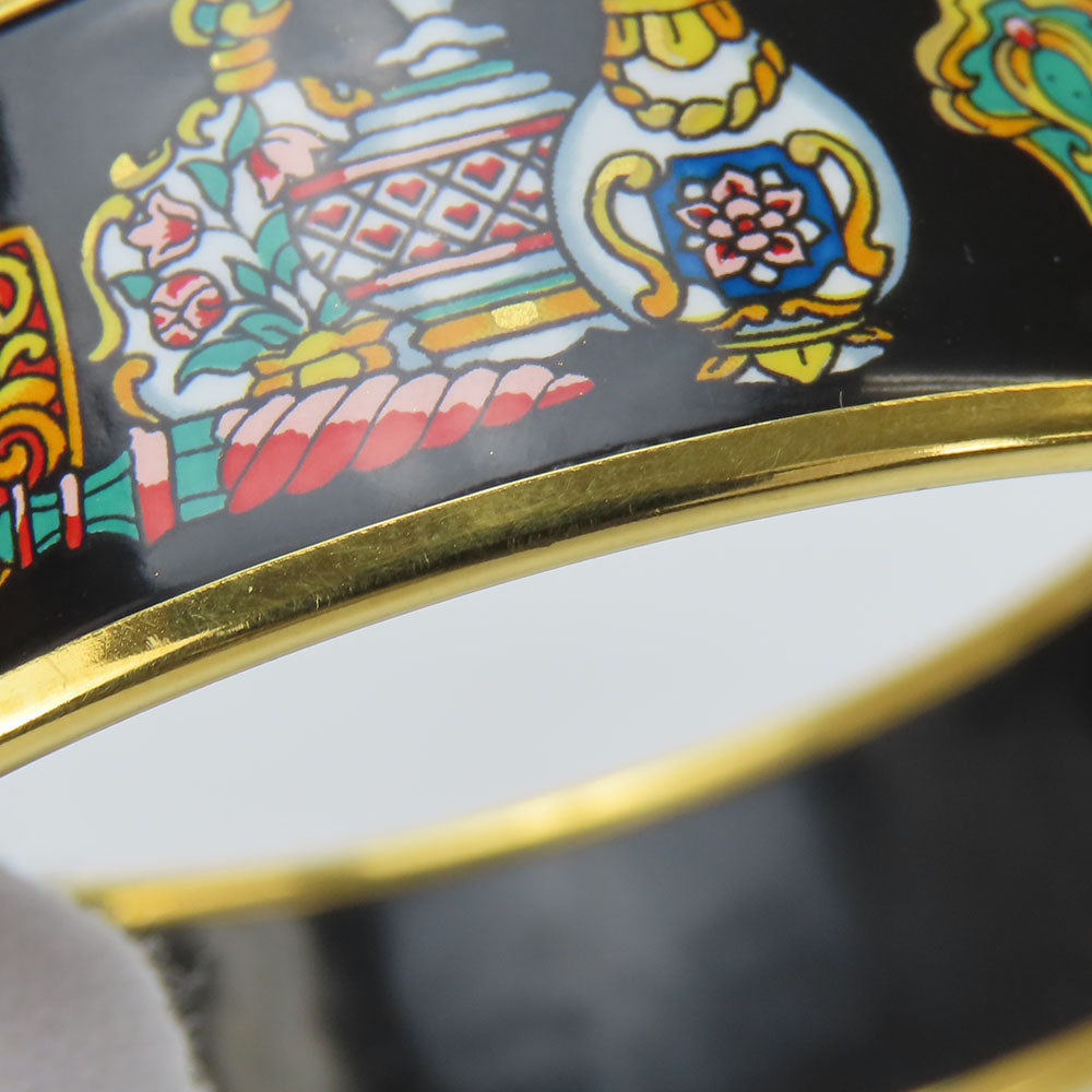 HERMES Bangle metal black Emile