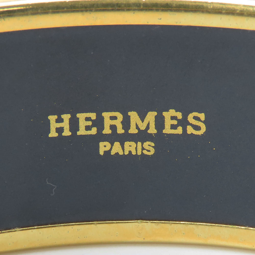 HERMES Bangle metal black Emile
