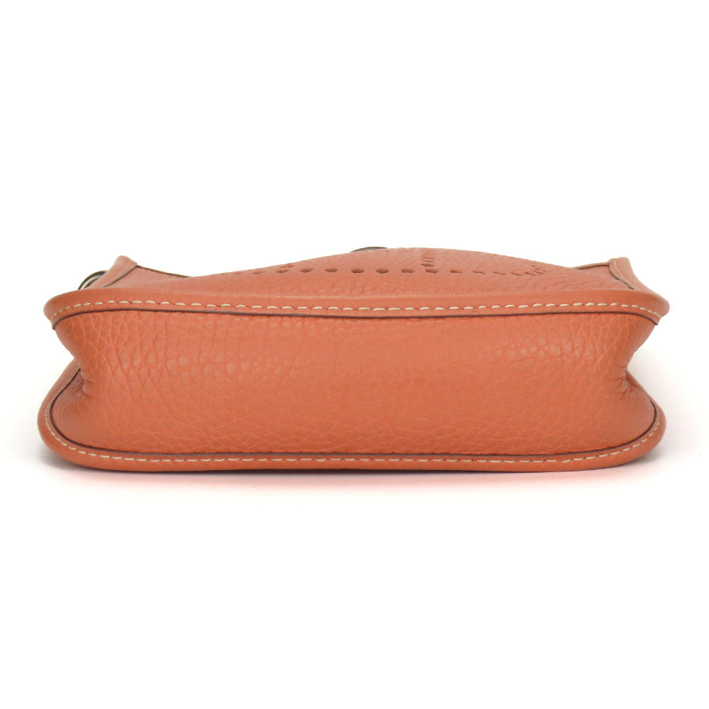 HERMES Shoulder Bag Togo salmon pink Evelyn TPM