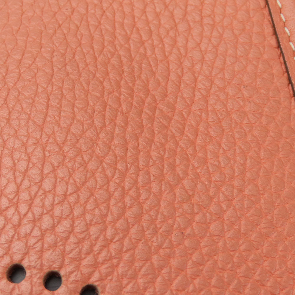 HERMES Shoulder Bag Togo salmon pink Evelyn TPM