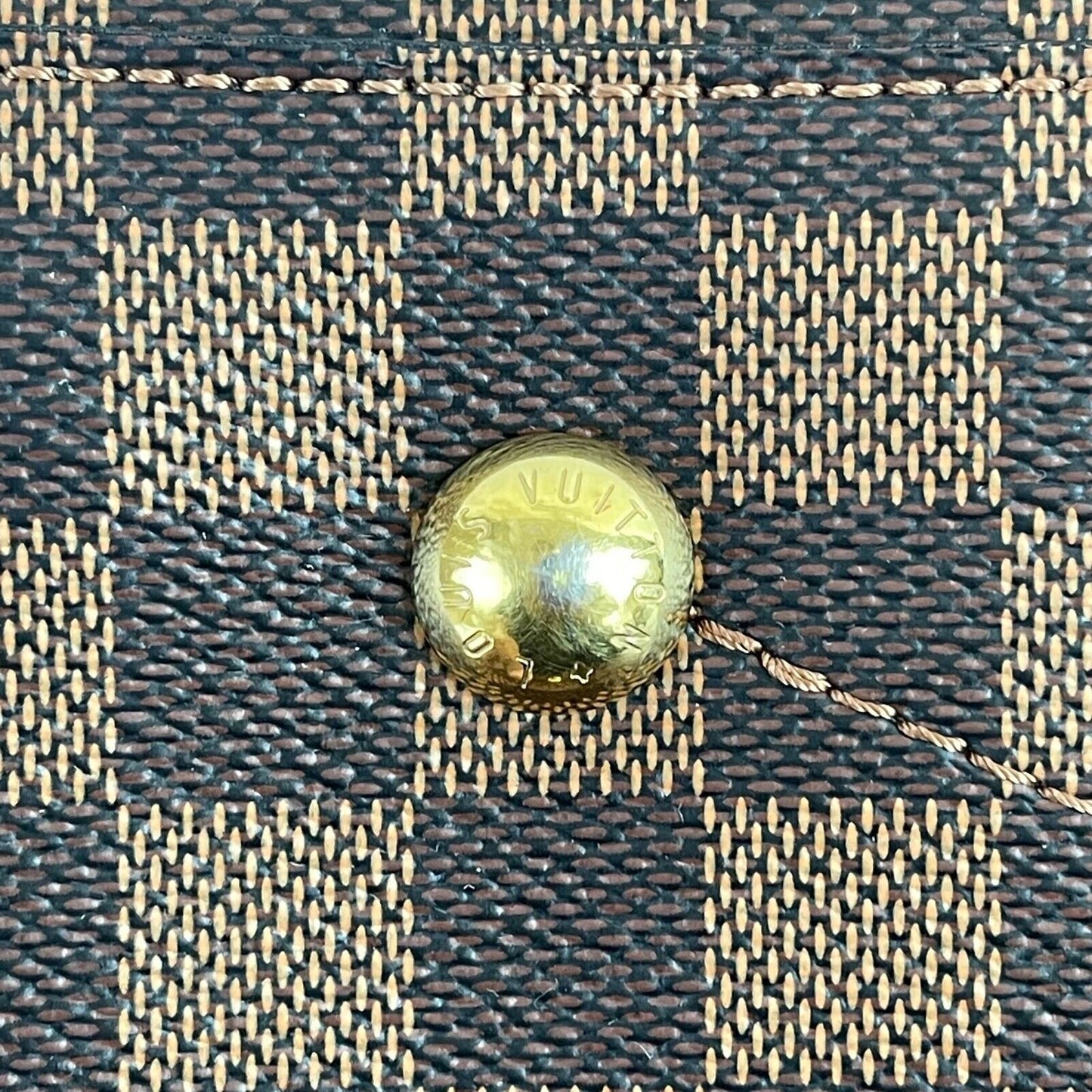 LOUIS VUITTON - Damier Ebene Canvas Maida Hobo - Brown/Green Shoulder Bag