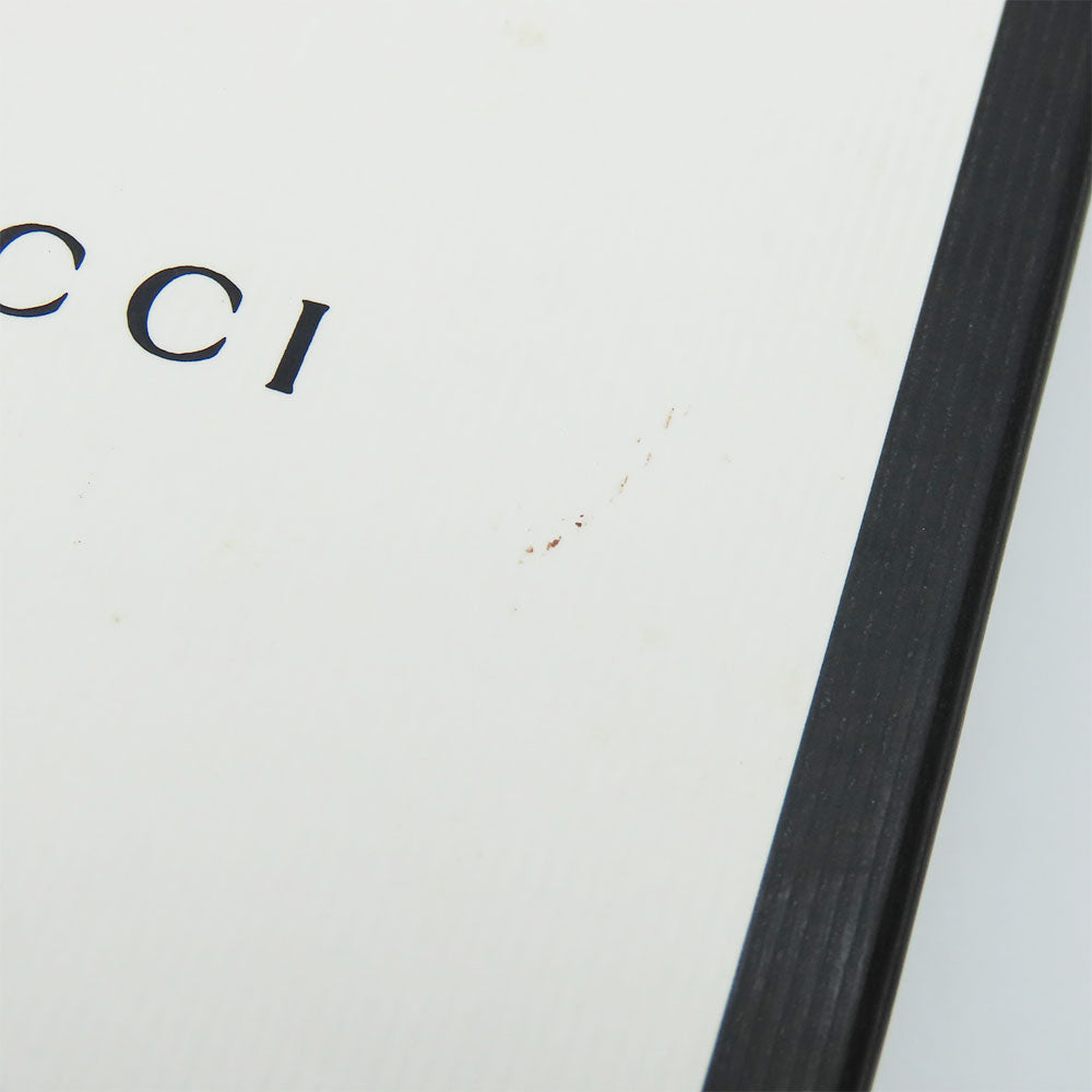 GUCCI Long Wallet Purse 523154 leather black Sherry line