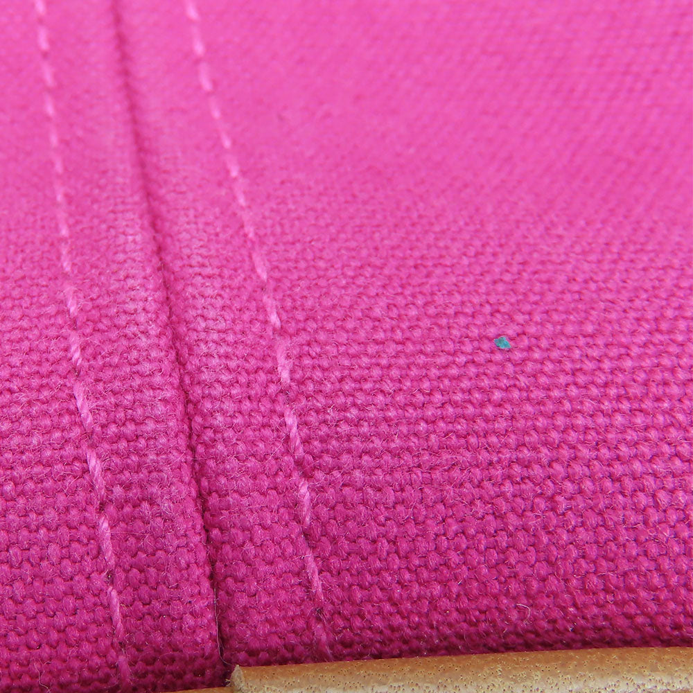 HERMES Tote Bag canvas pink Panier de Plage MM Women Used
