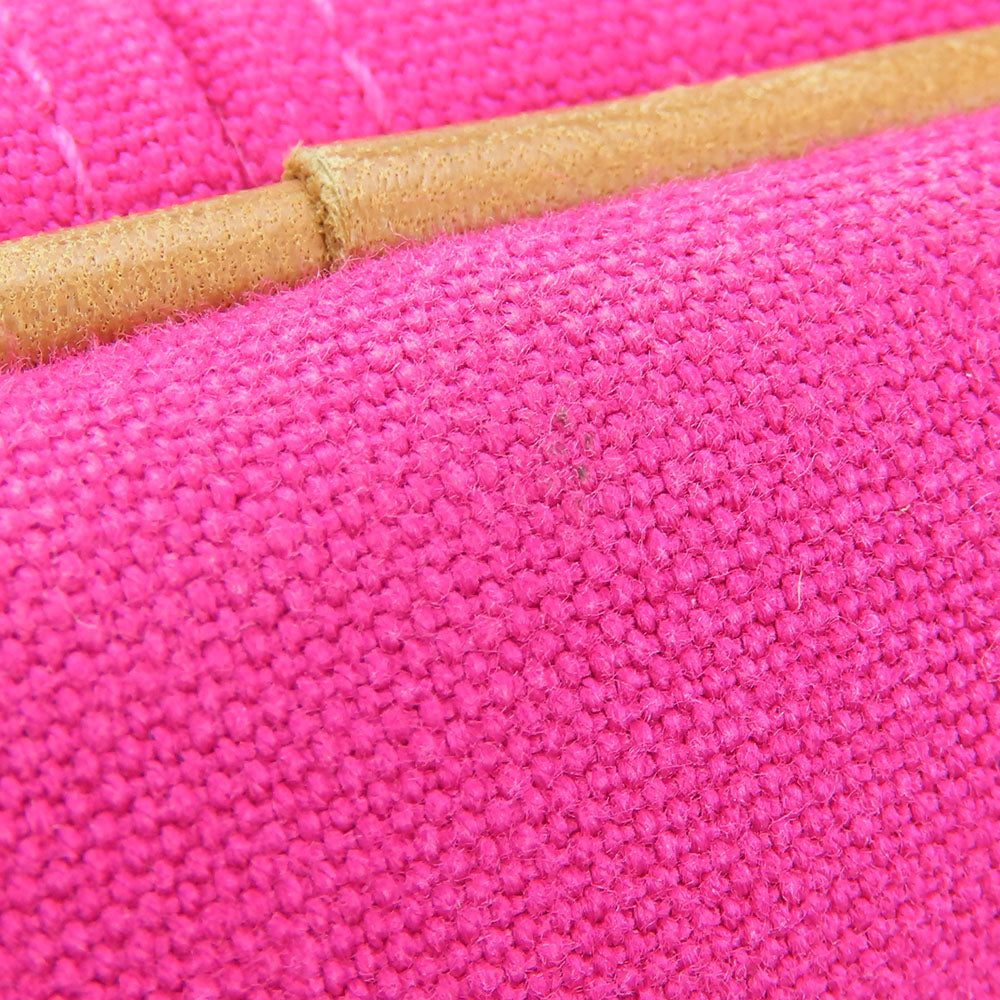 HERMES Tote Bag canvas pink Panier de Plage MM Women Used