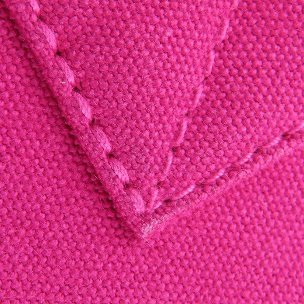 HERMES Tote Bag canvas pink Panier de Plage MM Women Used