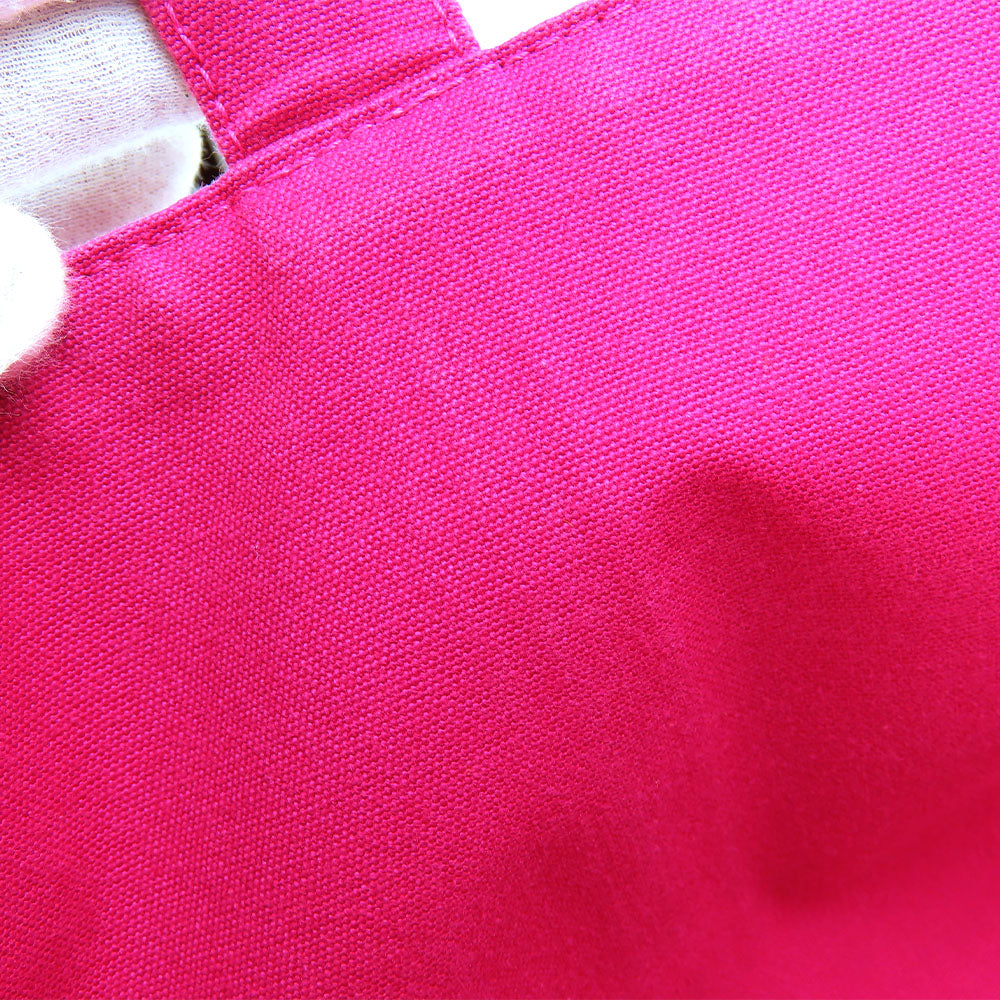 HERMES Tote Bag canvas pink Panier de Plage MM Women Used