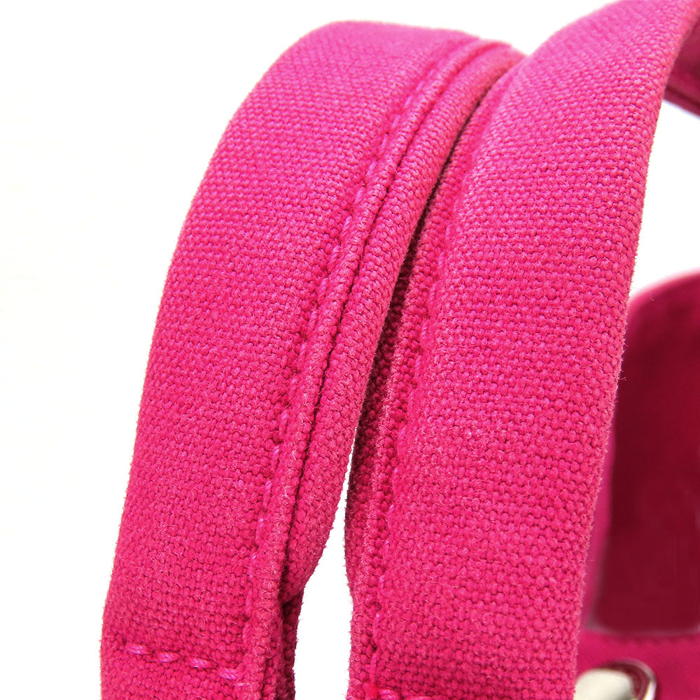 HERMES Tote Bag canvas pink Panier de Plage MM Women Used