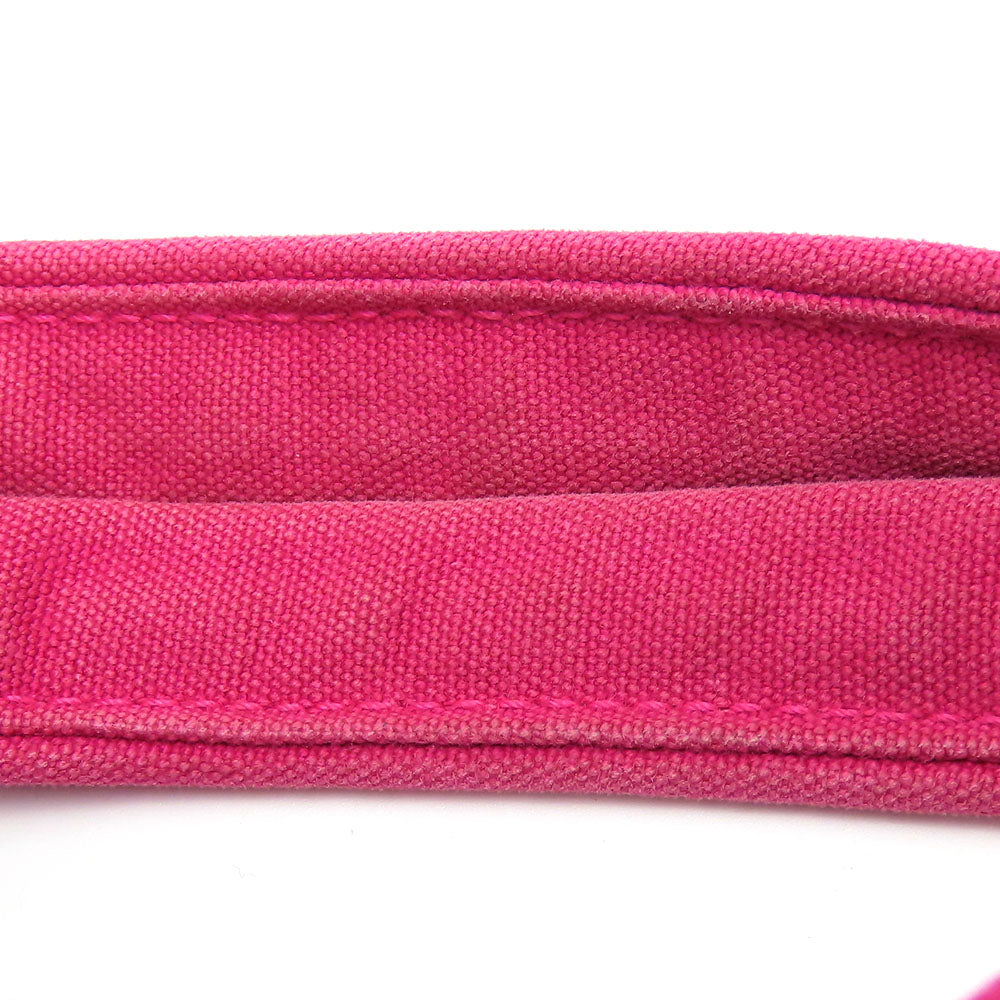 HERMES Tote Bag canvas pink Panier de Plage MM Women Used