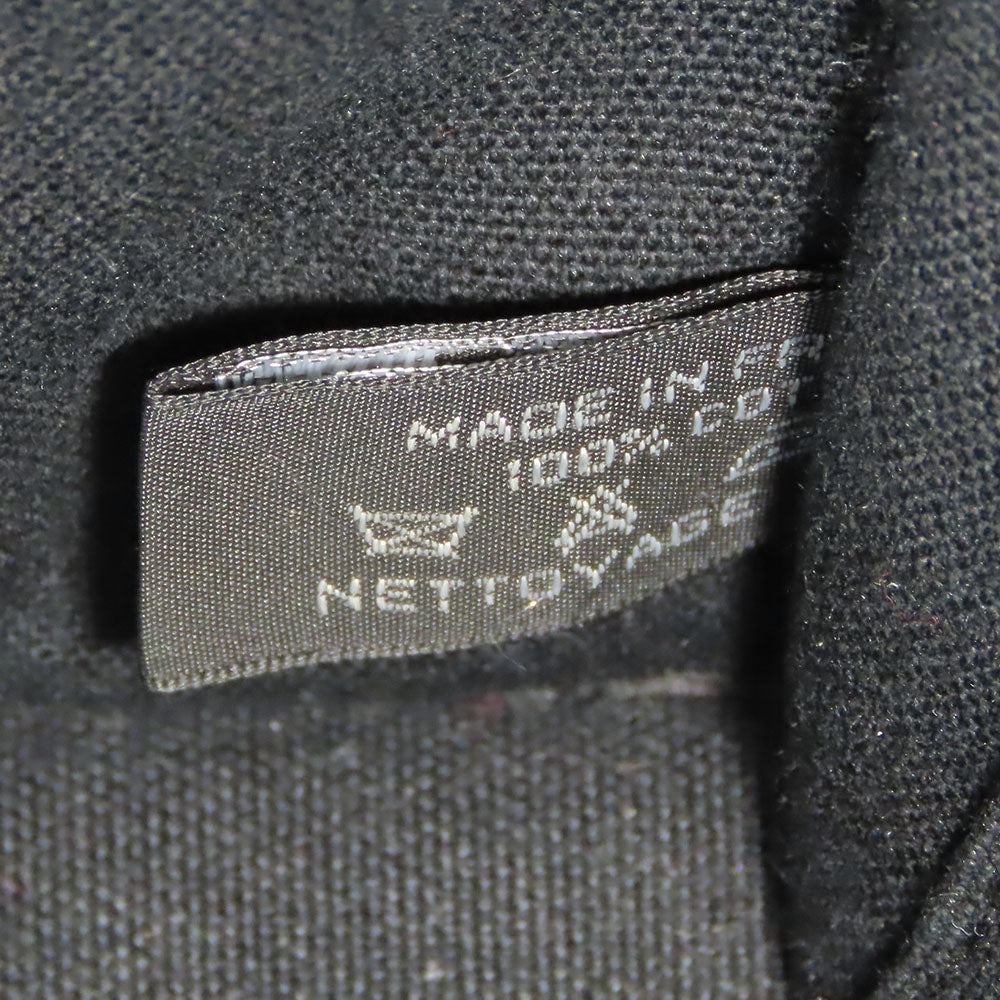 HERMES Handbag cotton black Fool ToePM unisex(Unisex) Used