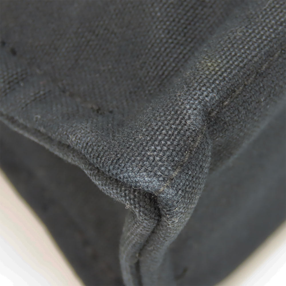 HERMES Handbag cotton black Fool ToePM unisex(Unisex) Used