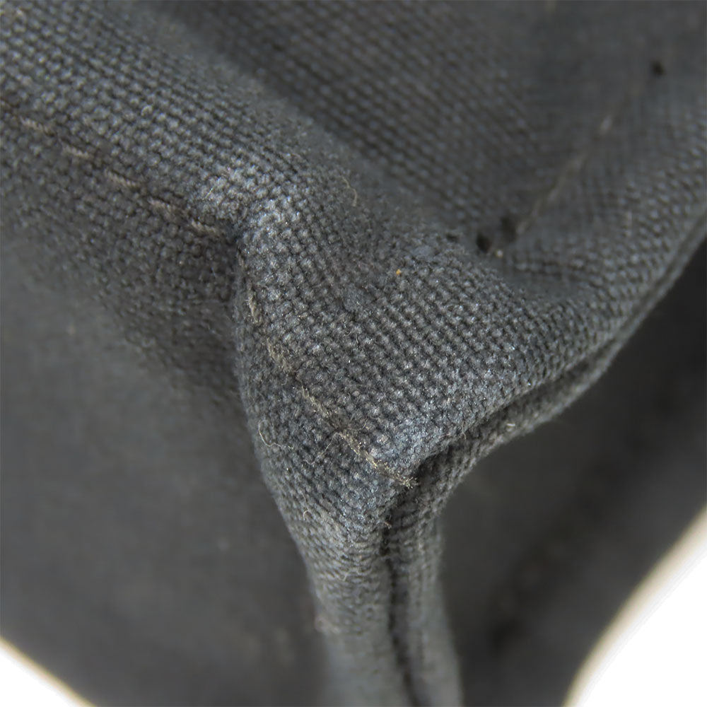 HERMES Handbag cotton black Fool ToePM unisex(Unisex) Used