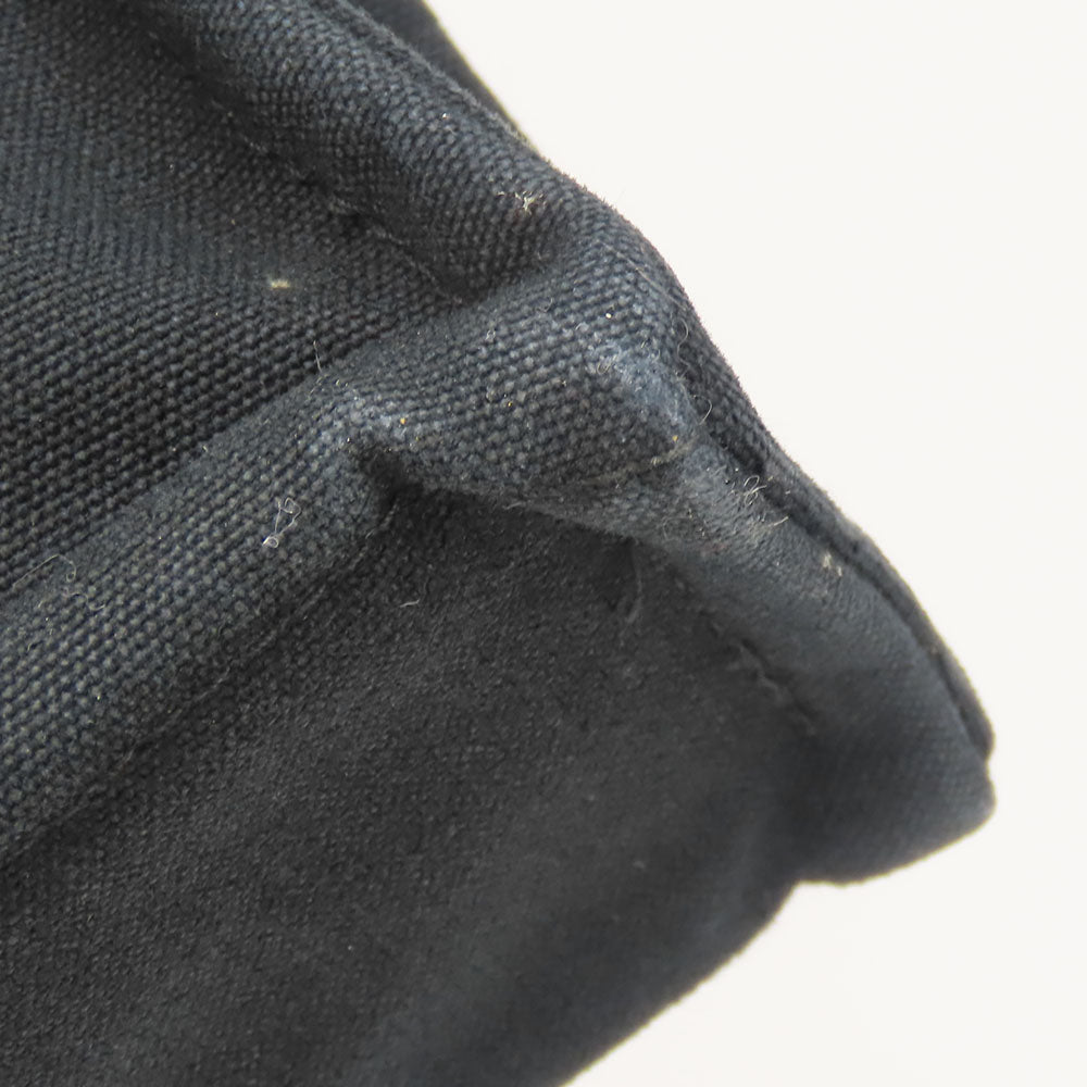 HERMES Handbag cotton black Fool ToePM unisex(Unisex) Used
