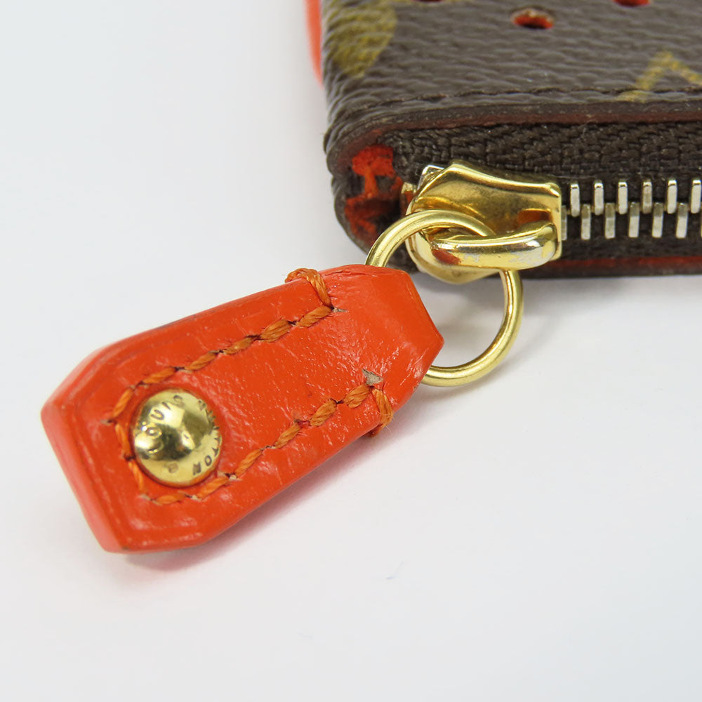 LOUIS VUITTON Coin case M95222 Monogram Brown Monogram Perfo Pochette Cre