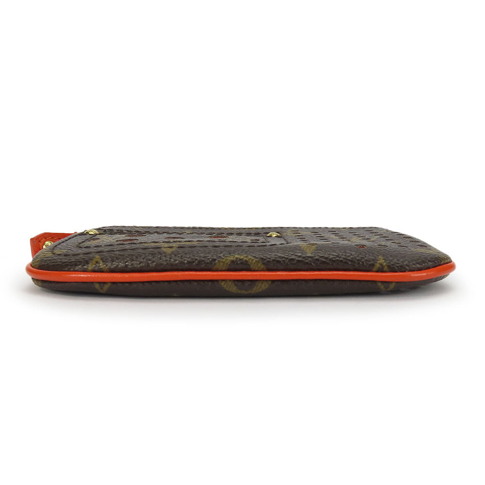 LOUIS VUITTON Coin case M95222 Monogram Brown Monogram Perfo Pochette Cre