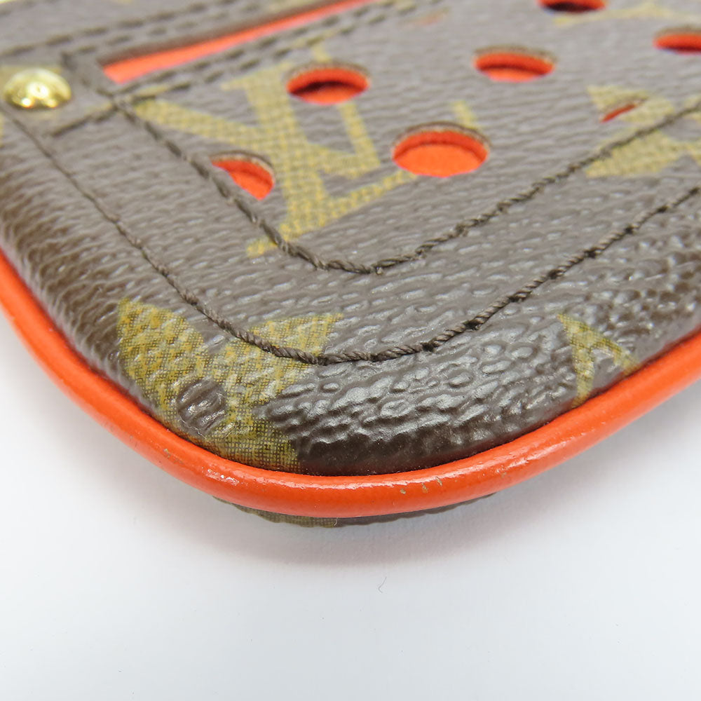 LOUIS VUITTON Coin case M95222 Monogram Brown Monogram Perfo Pochette Cre