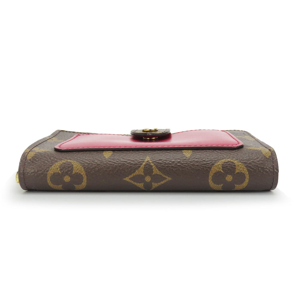 LOUIS VUITTON Bifold Wallet M69433 Monogram Fuchsia Portefeuille juliet Women Used