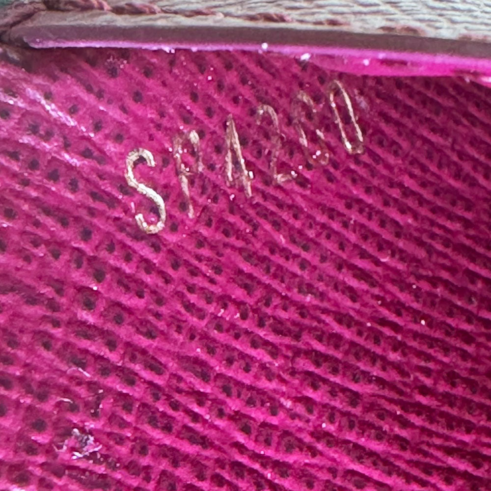 LOUIS VUITTON Bifold Wallet M69433 Monogram Fuchsia Portefeuille juliet Women Used