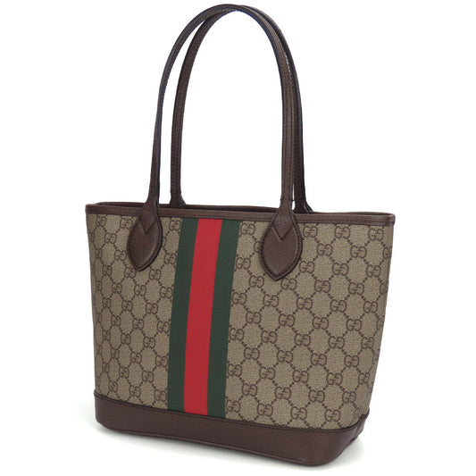 GUCCI Tote Bag 726762 GG Supreme Canvas beige Sherry line Ofidia Women Used