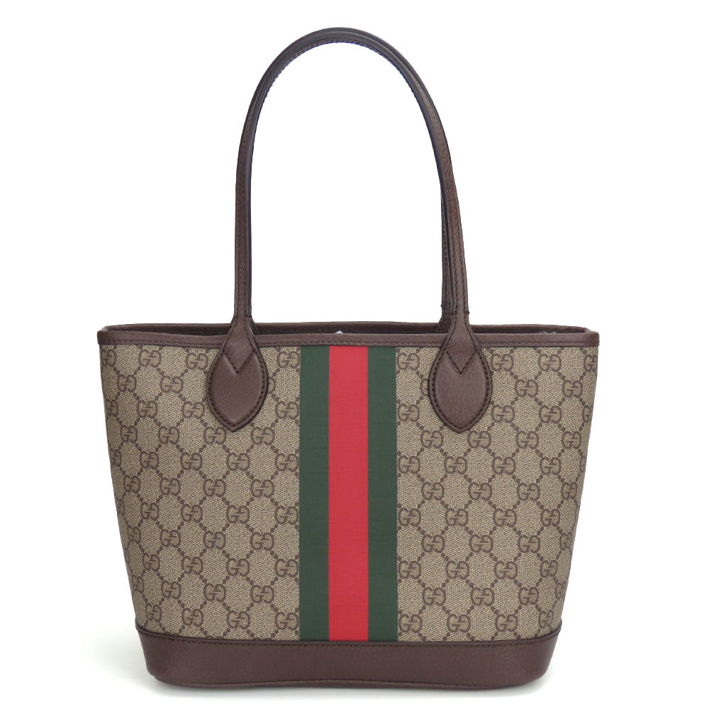 GUCCI Tote Bag 726762 GG Supreme Canvas beige Sherry line Ofidia Women Used