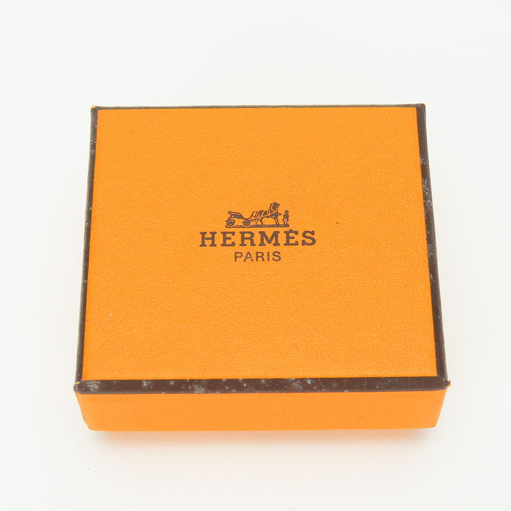 HERMES Scarf ring metal gold Chene Dunkle Women Used