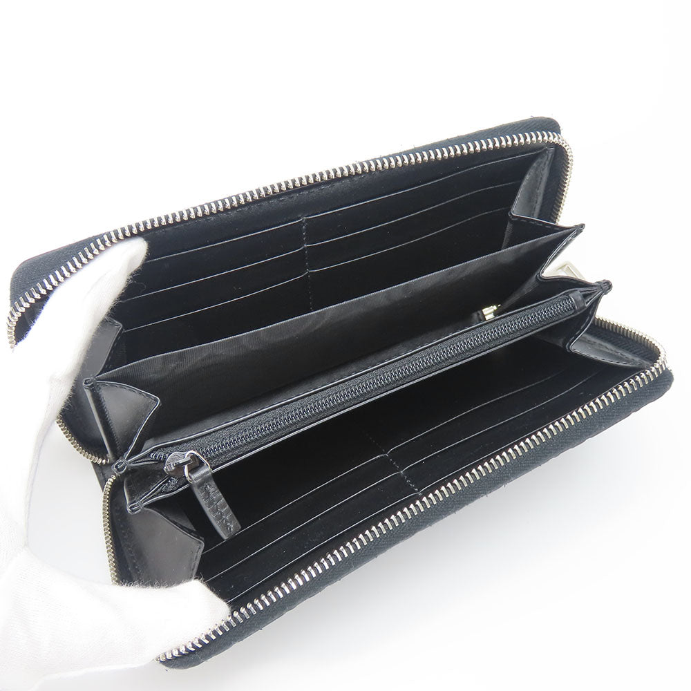 GUCCI Long Wallet Purse 473928 Guccisima black unisex(Unisex) Used