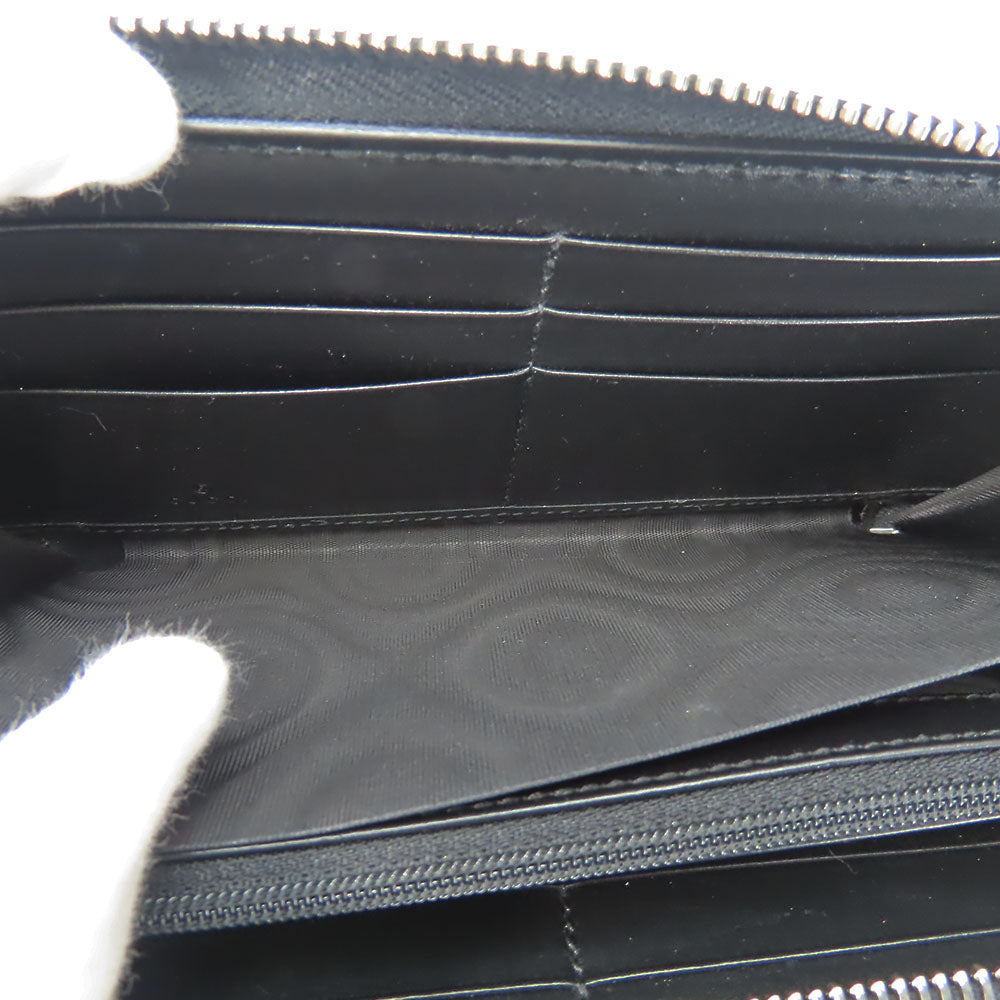 GUCCI Long Wallet Purse 473928 Guccisima black unisex(Unisex) Used