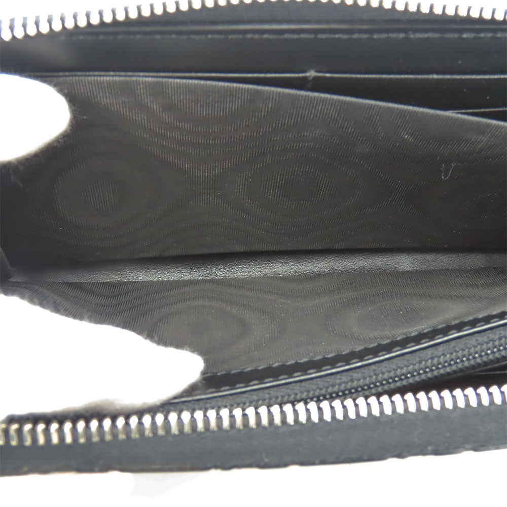 GUCCI Long Wallet Purse 473928 Guccisima black unisex(Unisex) Used