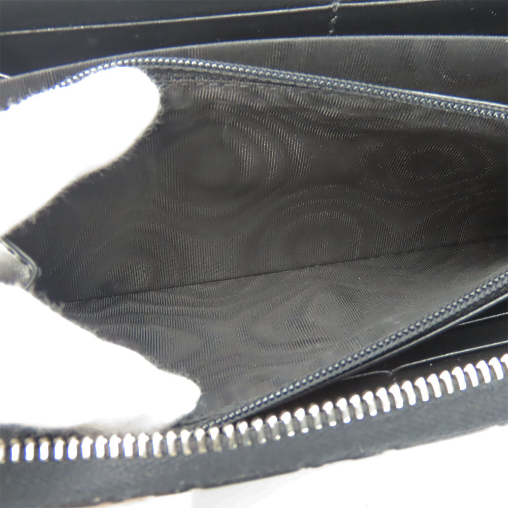GUCCI Long Wallet Purse 473928 Guccisima black unisex(Unisex) Used