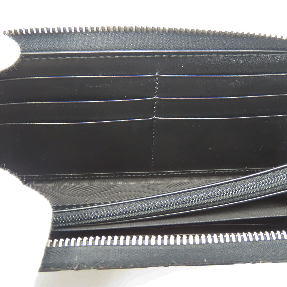 GUCCI Long Wallet Purse 473928 Guccisima black unisex(Unisex) Used