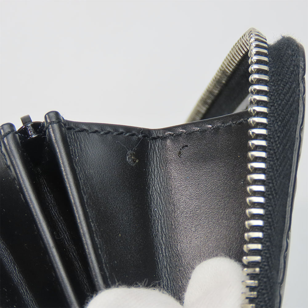 GUCCI Long Wallet Purse 473928 Guccisima black unisex(Unisex) Used