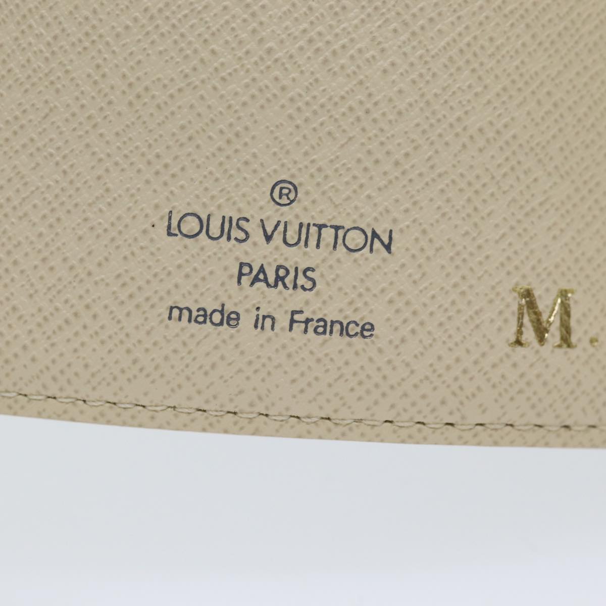 LOUIS VUITTON Damier Azur Agenda MM Day Planner Cover R20707 LV Auth 83749
