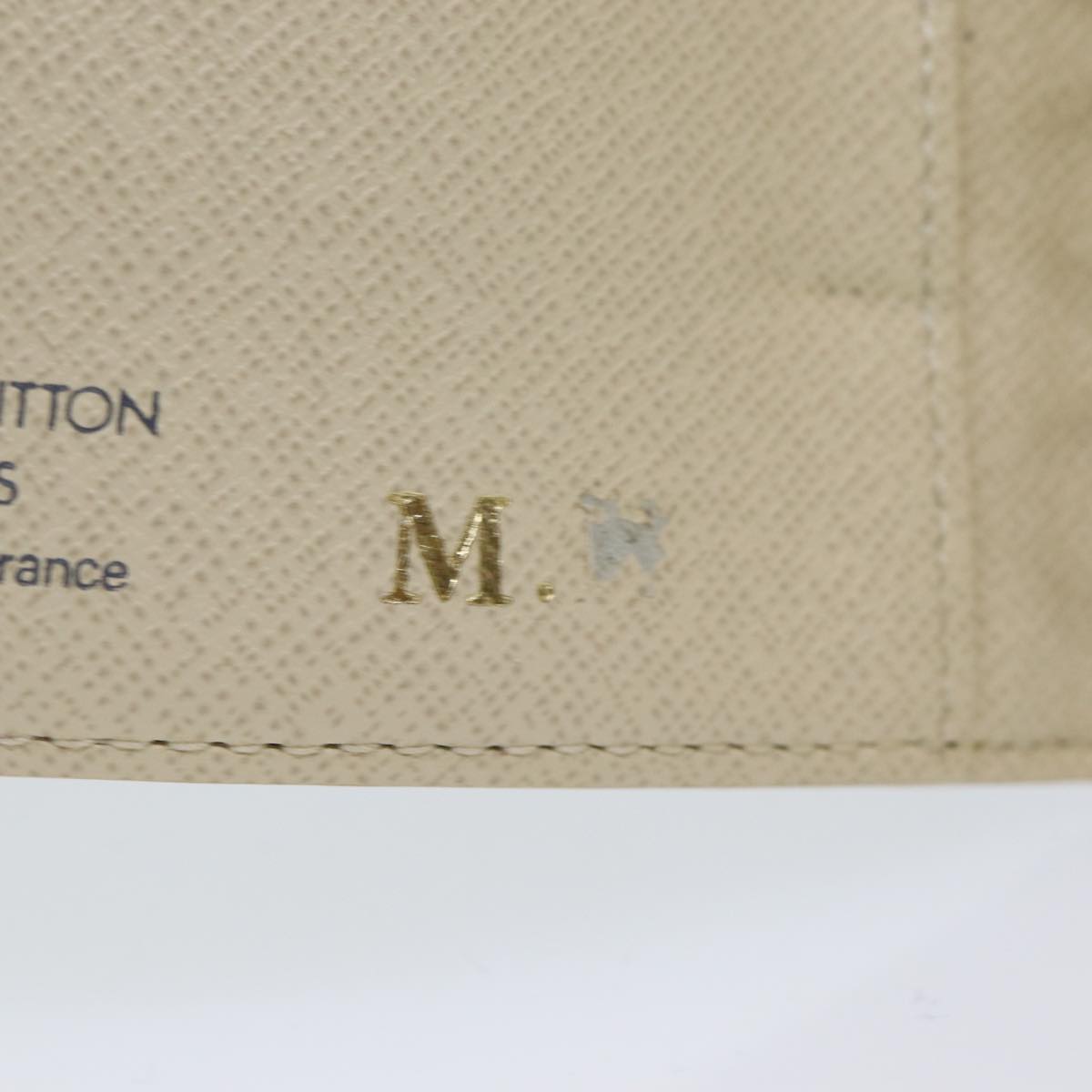 LOUIS VUITTON Damier Azur Agenda MM Day Planner Cover R20707 LV Auth 83749