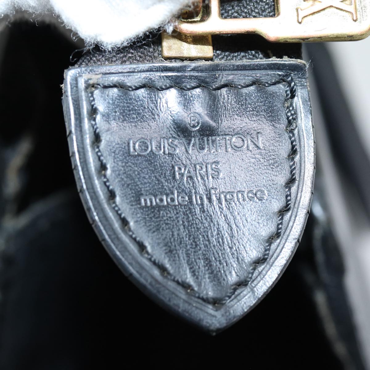 LOUIS VUITTON Epi Riviera Hand Bag Noir Black M48182 LV Auth 83761