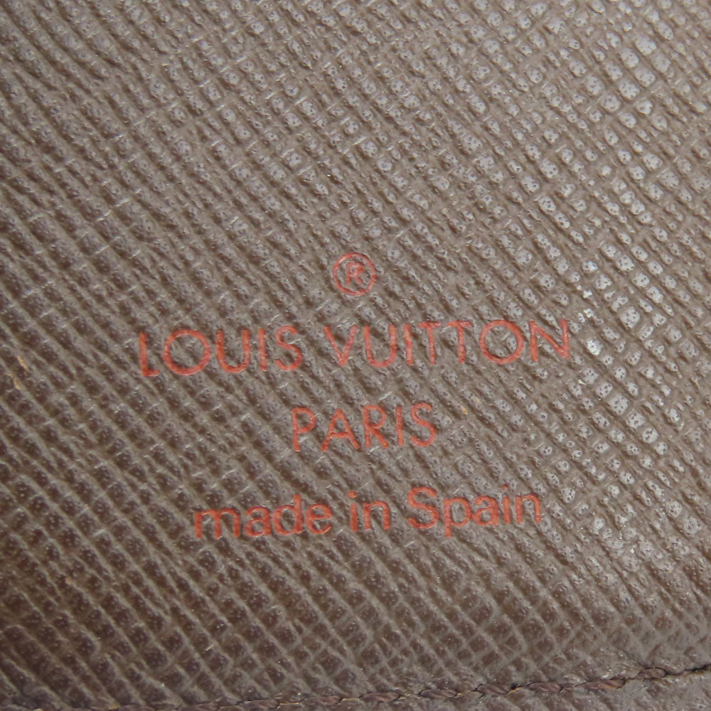 LOUIS VUITTON Bifold Wallet N61668 Damier Ebene Compact zip