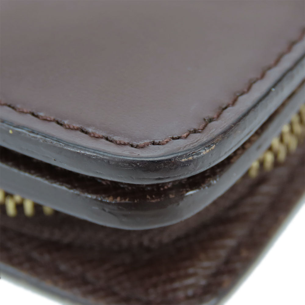 LOUIS VUITTON Bifold Wallet N61668 Damier Ebene Compact zip