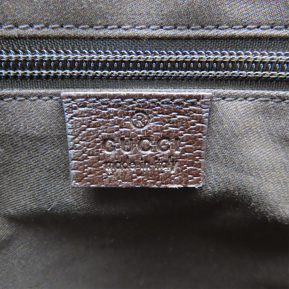 GUCCI Shoulder Bag 146236 GG canvas, leather beige unisex(Unisex) Used