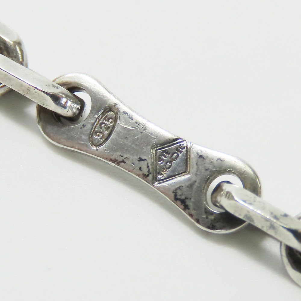 HERMES Bag charm Leather, Silver925 Red animal Women Used