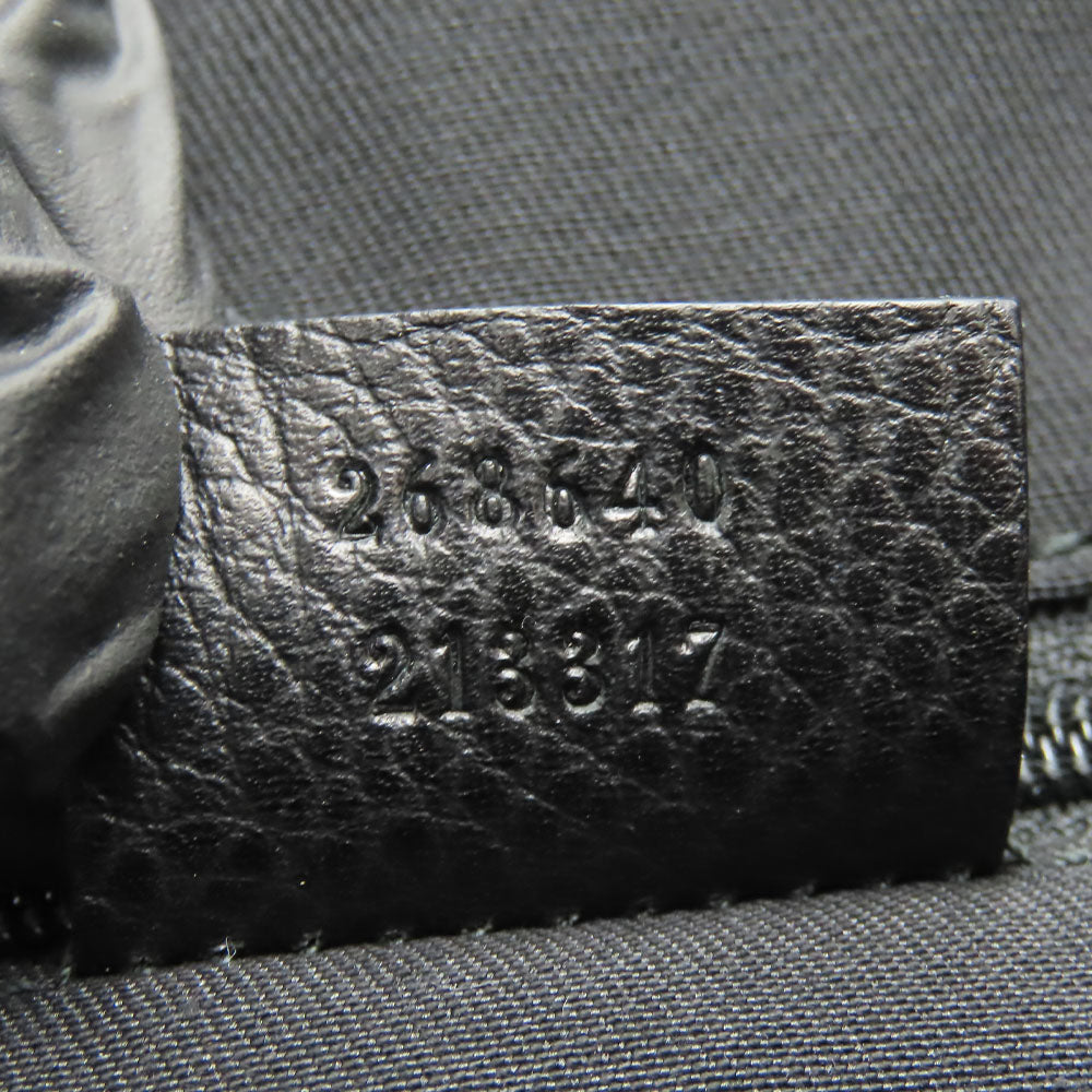 GUCCI Tote Bag 268640 GG canvas black Women Used