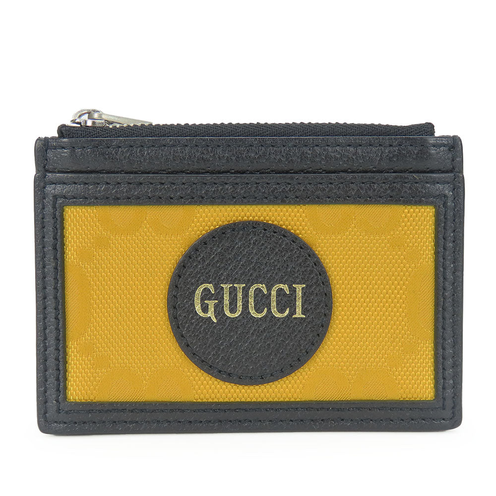 GUCCI Coin case 625583 leather yellow Off the grid