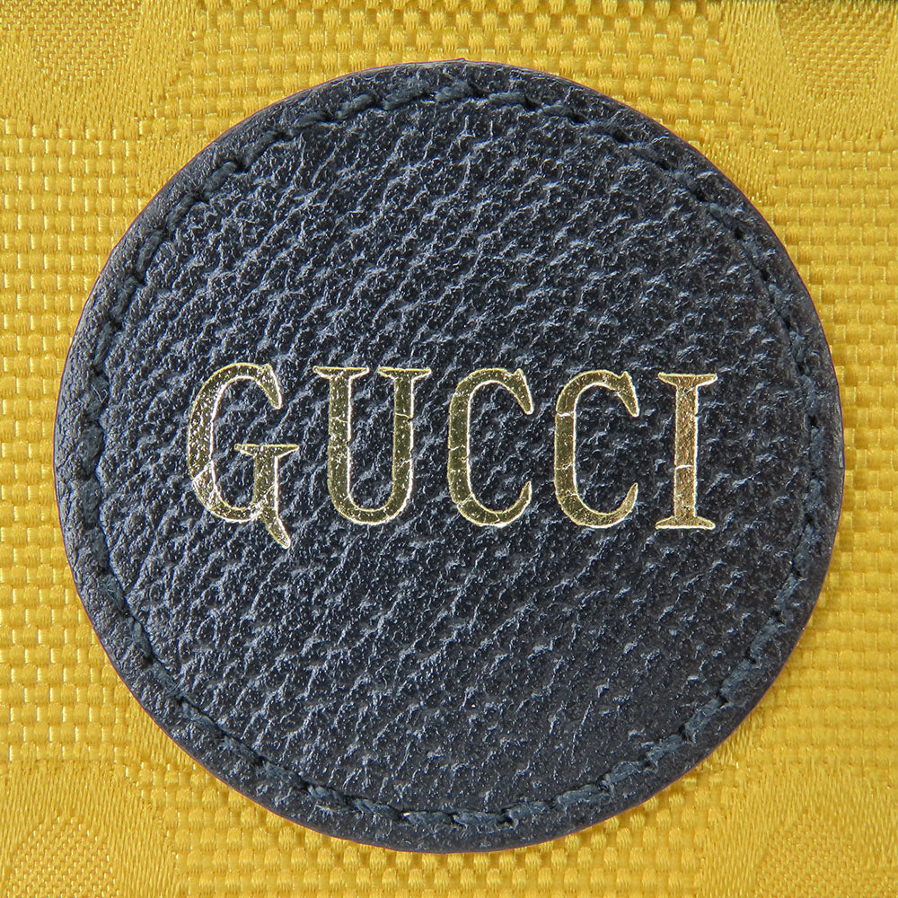 GUCCI Coin case 625583 leather yellow Off the grid