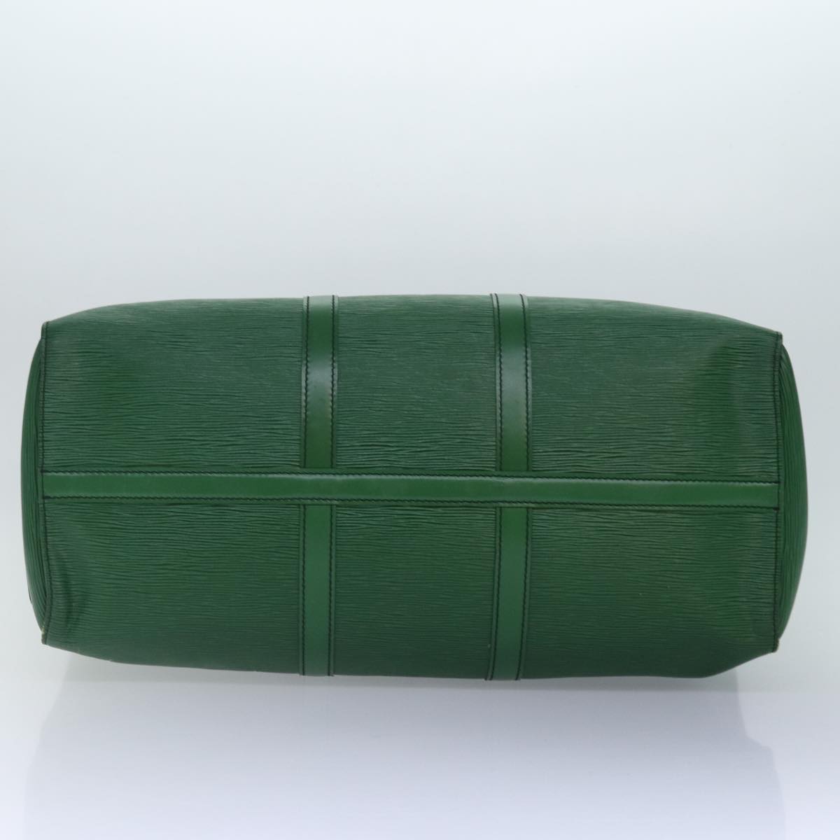 LOUIS VUITTON Epi Keepall 50 Boston Bag Green M42964 LV Auth 84093