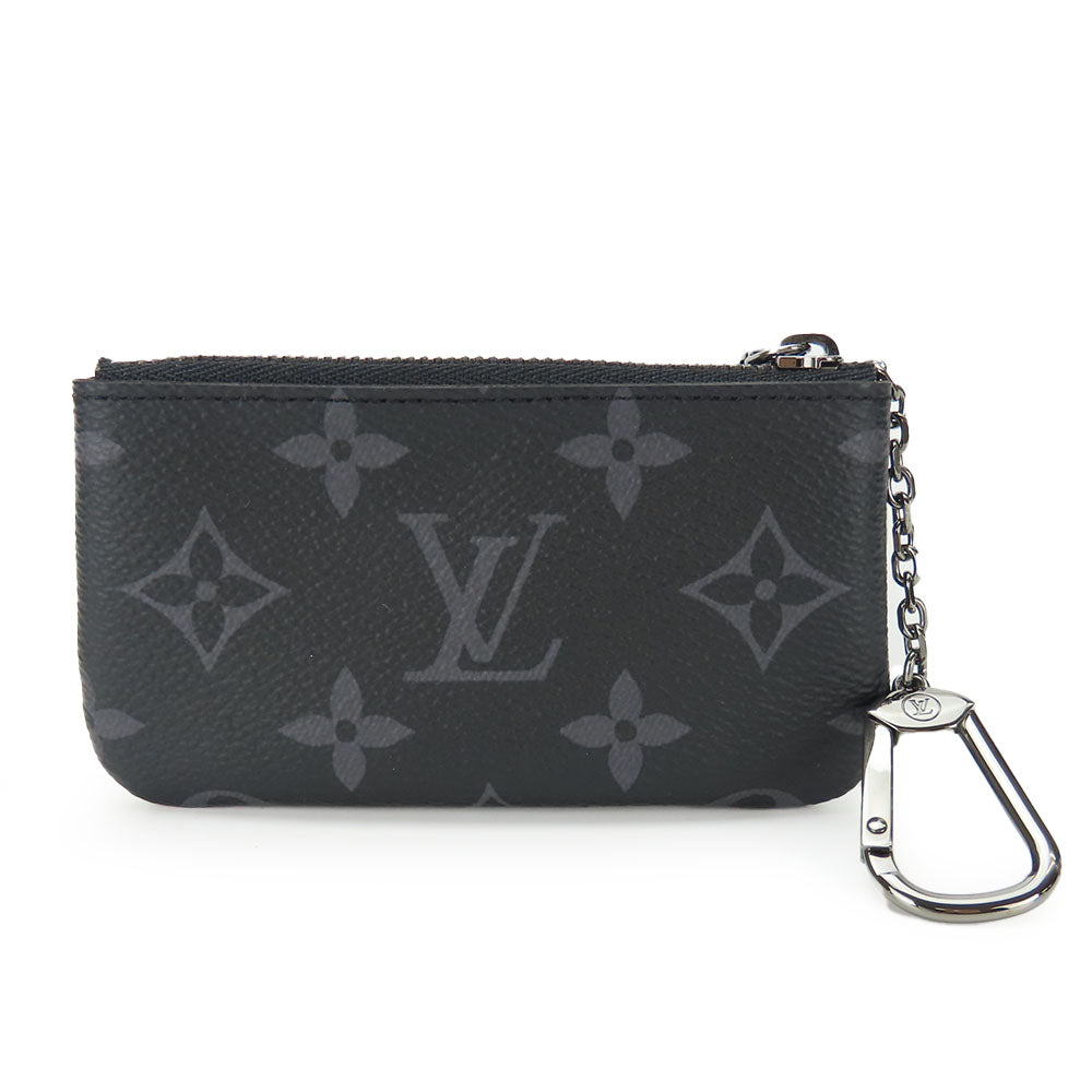 LOUIS VUITTON Coin case M80905 Monogram Eclipse gray Pochette Kle