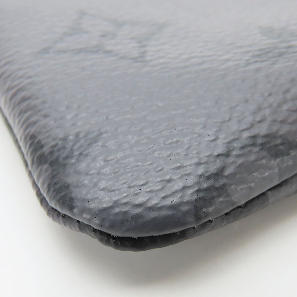 LOUIS VUITTON Coin case M80905 Monogram Eclipse gray Pochette Kle
