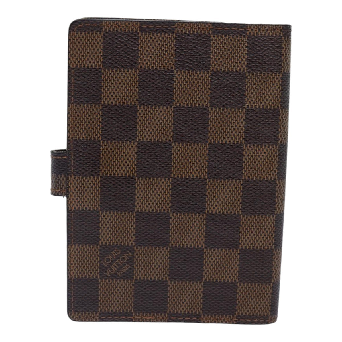 LOUIS VUITTON Damier Ebene Agenda PM Day Planner Cover R20700 LV Auth 84105