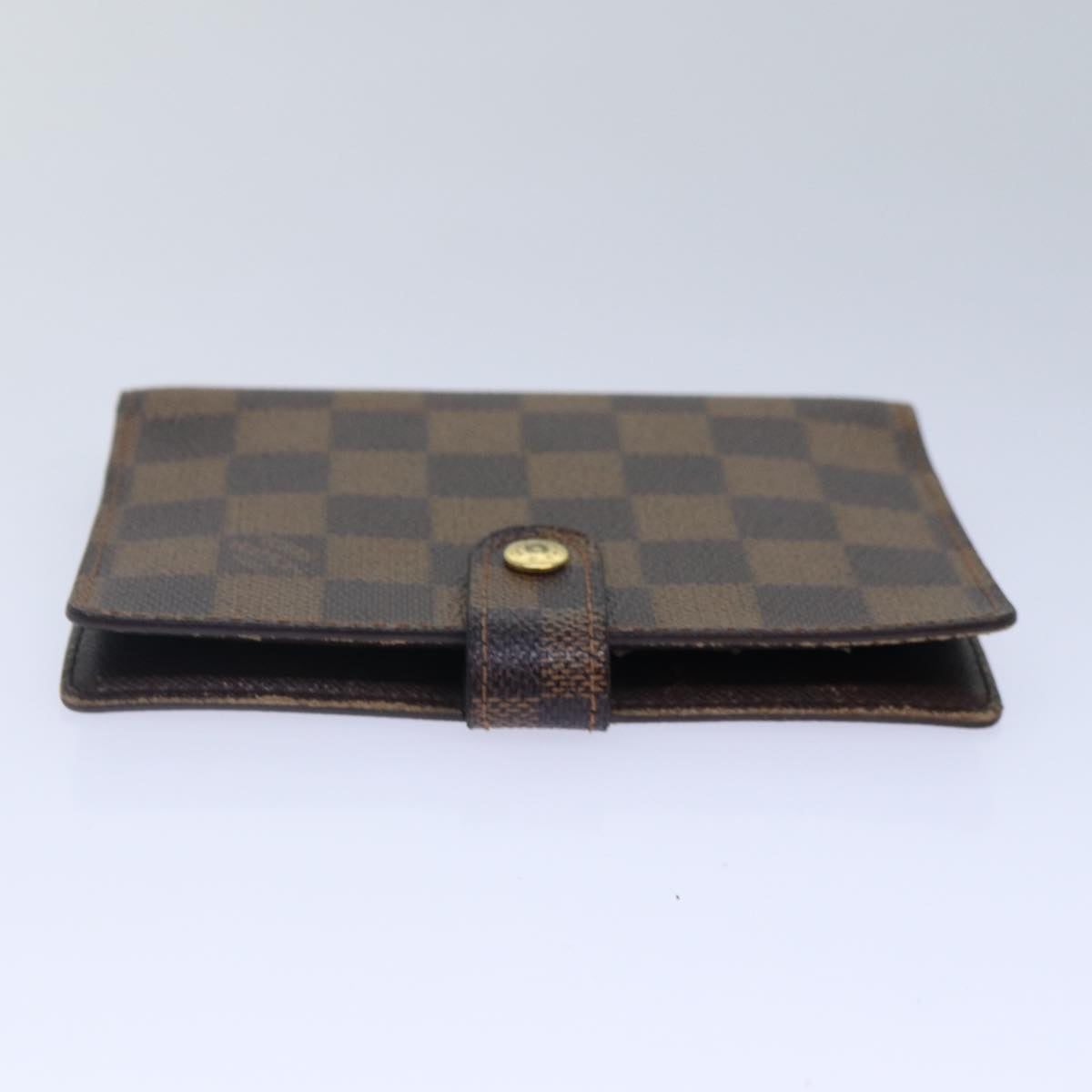LOUIS VUITTON Damier Ebene Agenda PM Day Planner Cover R20700 LV Auth 84105